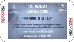 Doğu Marmara Kalkınma Ajansı Personel Alımı İlanı